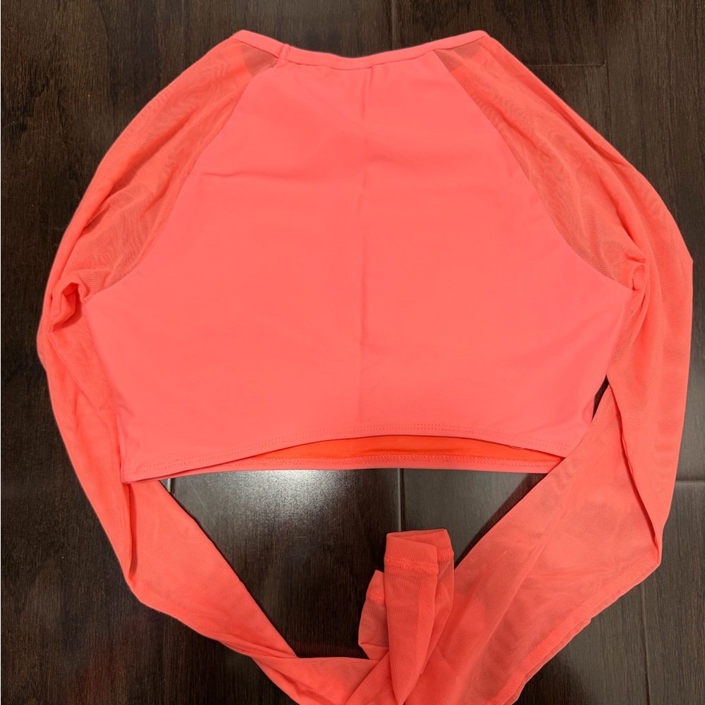 Women's Coral Long Sleeve Top